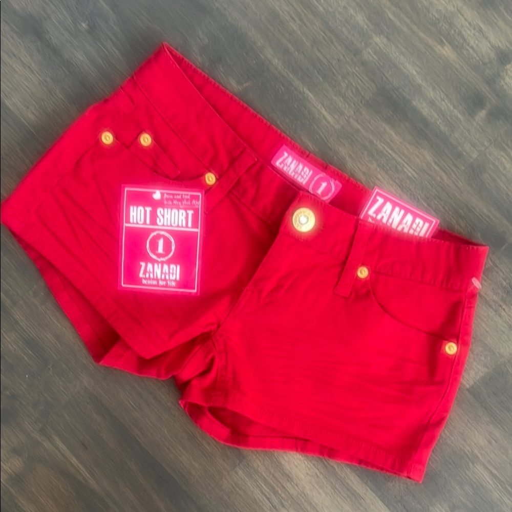 Zanadi Red Shorts